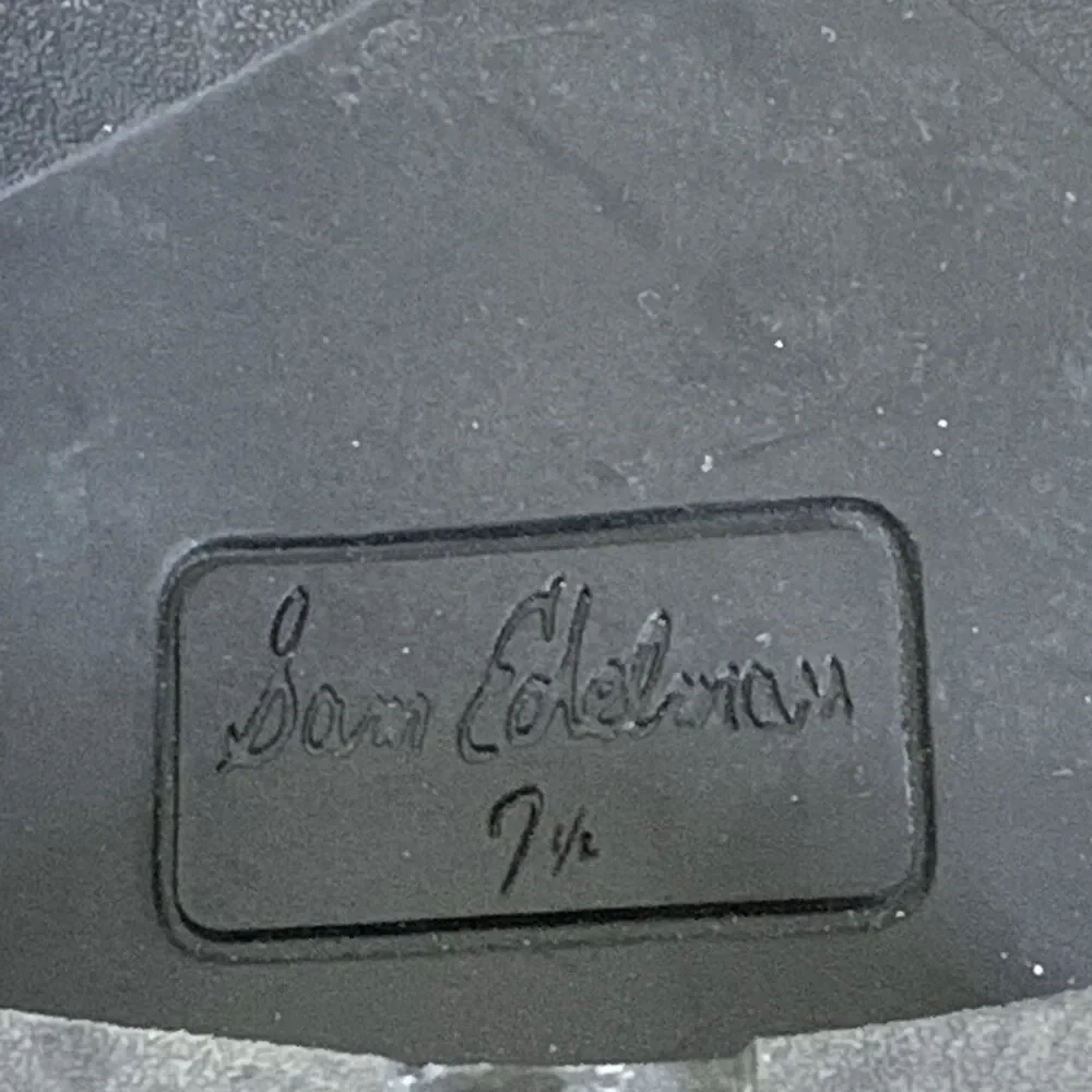 Sam Edelman Suede Studded Knee High Boots Women's Biker Rugged Sz 7.5 Grey - Picture 10 of 12